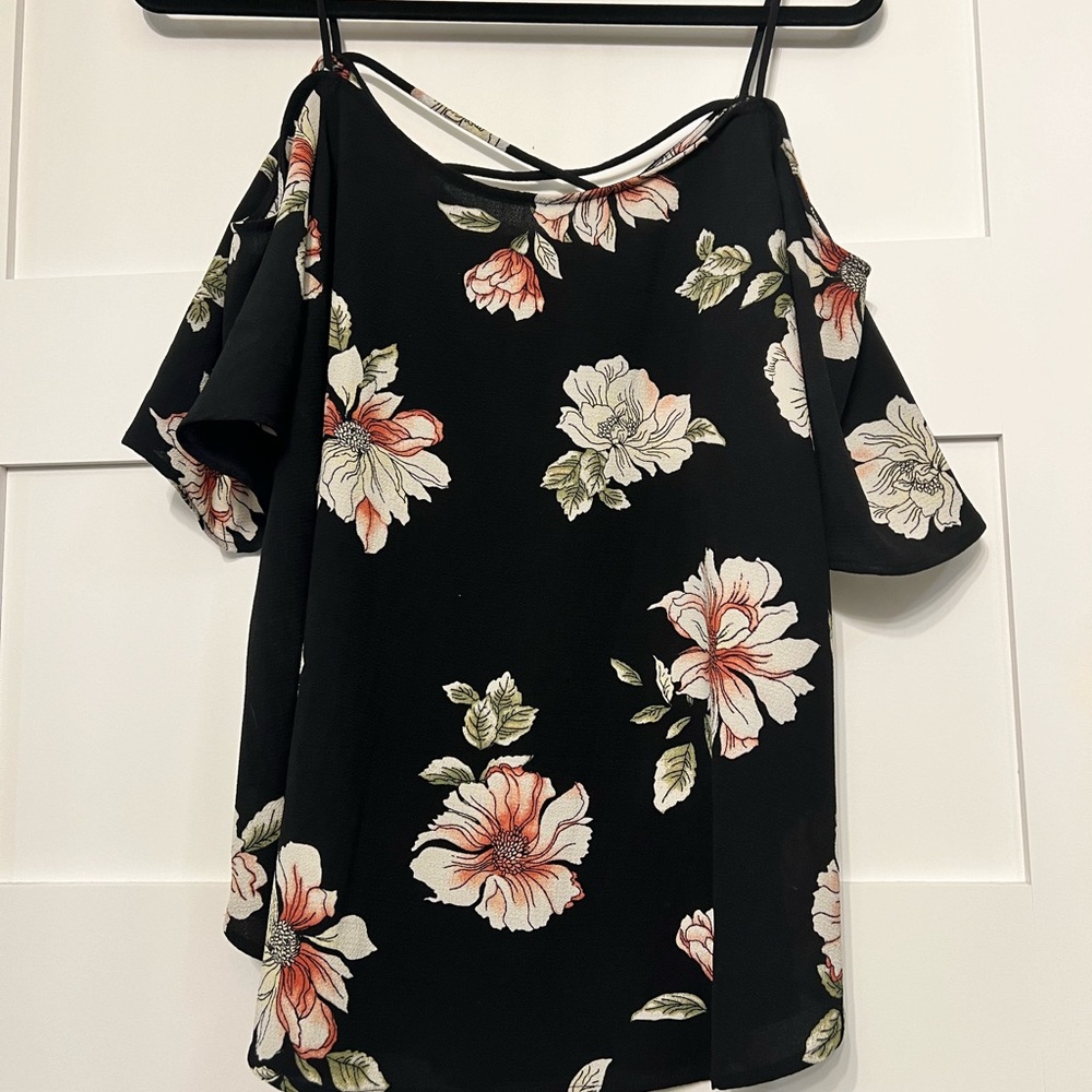 Off the shoulder blouse from Stitch Fix. Only worn once.